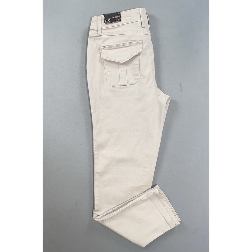 1822 Denim 'Ankle Skinny' Super Soft Flap Pocket Stretch Chino Pants. Women's 8. - Picture 3 of 7
